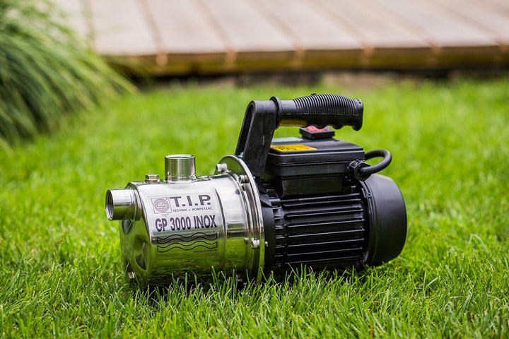 T.I.P. Gartenpumpe Edelstahl GP 3000 INOX + T.I.P. 30241 Elektronische Pumpensteuerung BRIO 2000 M F