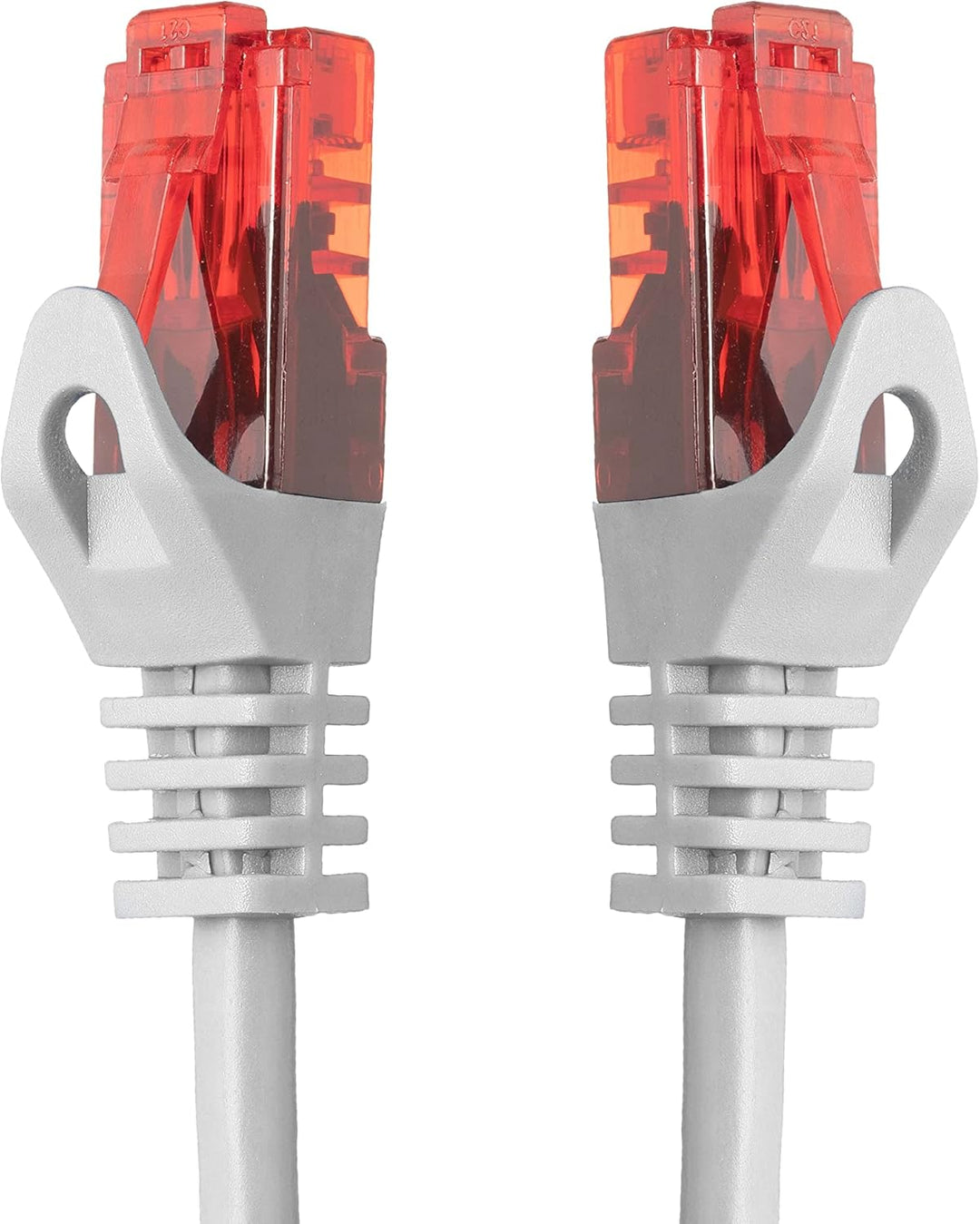 BIGtec - 10 Stück - 25m Gigabit Netzwerkkabel Patchkabel Ethernet LAN DSL Patch Kabel weiss (2x RJ-4