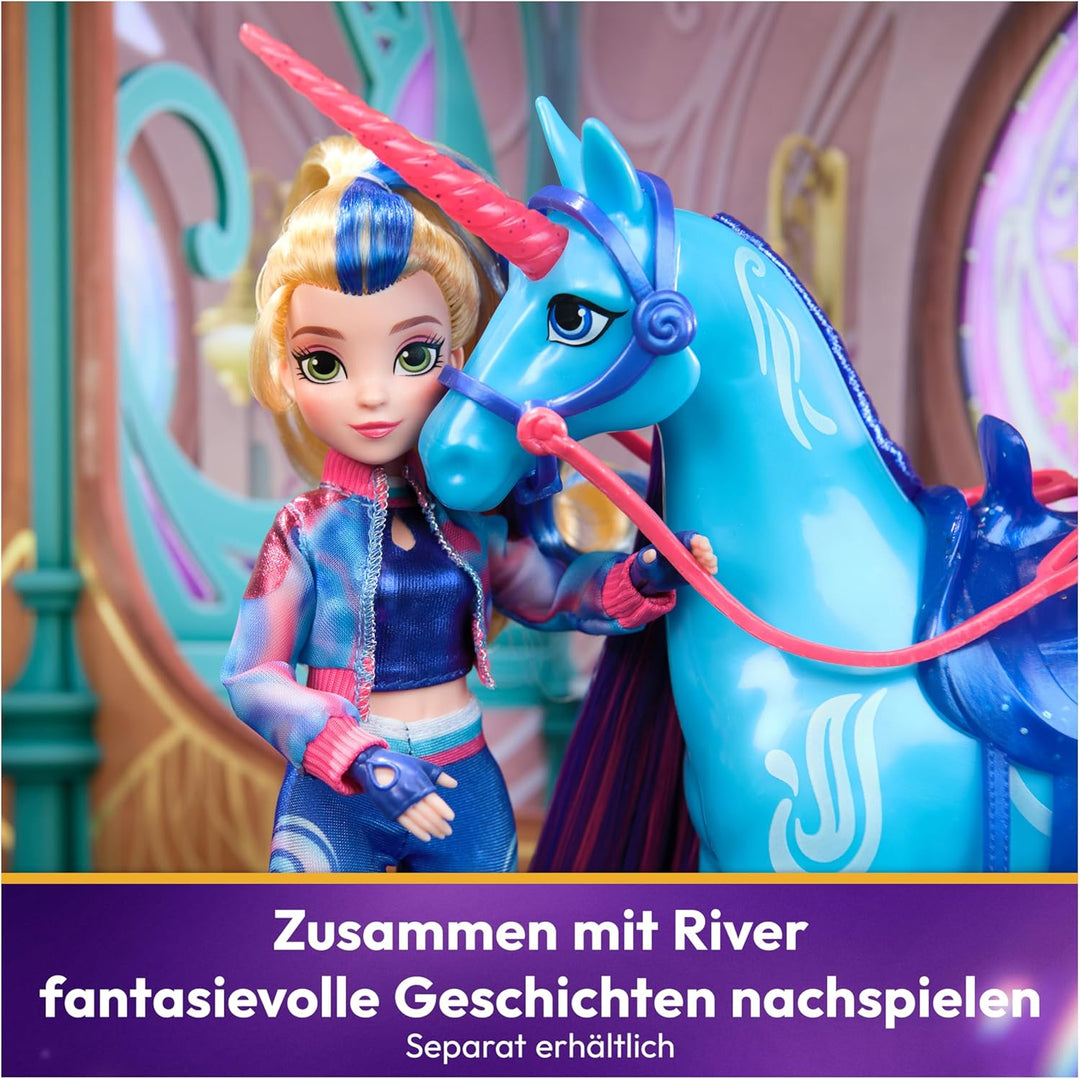 Unicorn Academy Ankleidepuppe Isabel - die Originalpuppe zur beliebten Netflix-Serie, 24 cm gross un