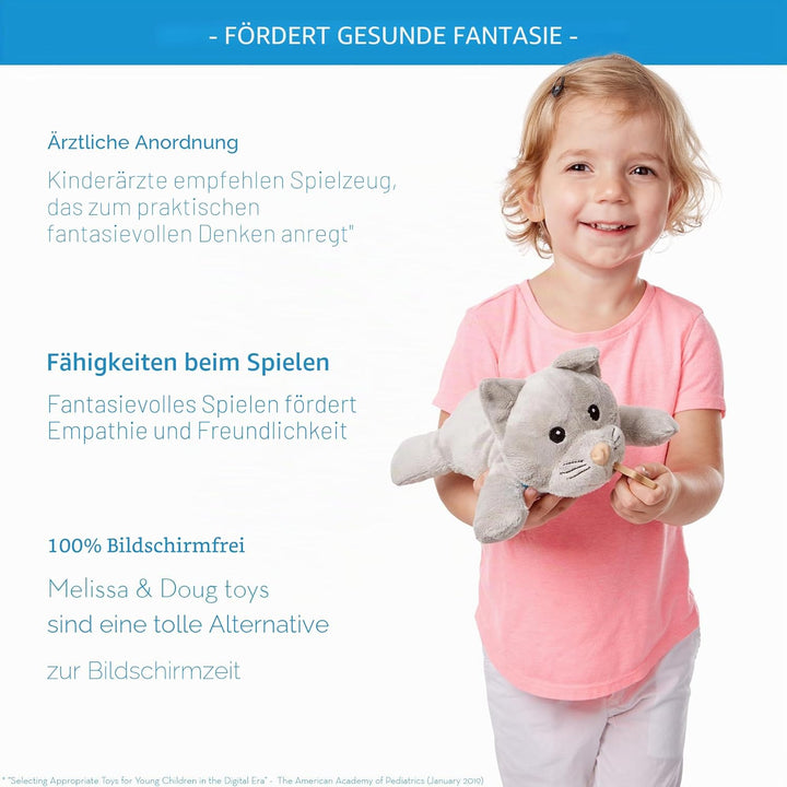 Melissa and Doug Tierarzt Spielzeug Kinder | Pet Doctor Tierarzt Spielset | Kuscheltier Zubehör | Ro