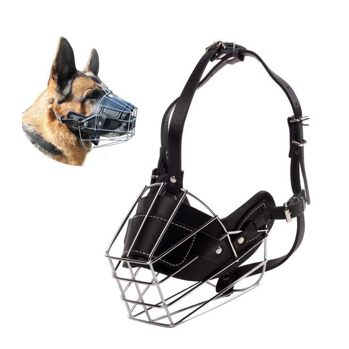 PETCUTE Hund Maulkorb Metall Maulkorb Hundemaulkorb Anti Beissen Bellen Fressen Beisskorb Sicherheit