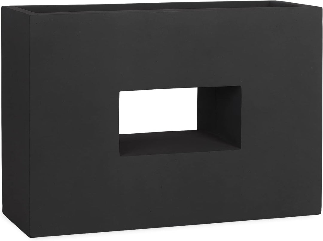 Pflanzwerk® Pflanzkübel Vista Anthrazit 52x75x27cm *Frostbeständiger Blumenkübel* *UV-Schutz* *Quali