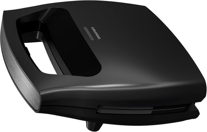 Grundig SWM2940 SWM 2940 Sandwichmaker, Schwarz-Metallic/Edelstahl Single, Single