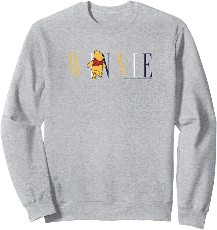 Disney Winnie The Pooh Walking Along The Letters Sweatshirt