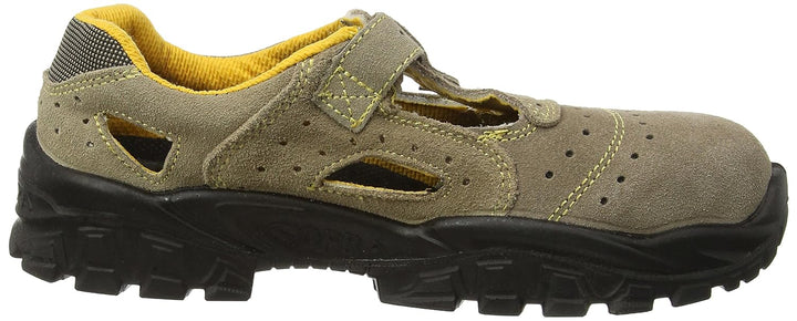 COFRA Sicherheitssandale New Brenta S1P SRC Gr.42, Arbeitsschuhe und Sicherheitsschuhe Veloursleder,