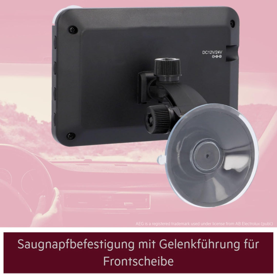 AEG Solarbetriebene Rückfahrkamera RV 4.3, kabellos, digital, Einpark-/Rangierhilfe, mit Funksender,
