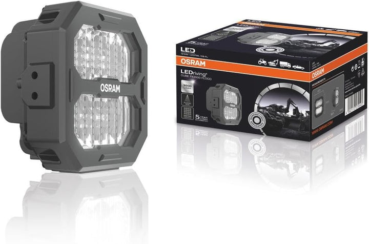 OSRAM LEDriving® Cube PX3500 Flood, LEDPWL108-FL, OFF ROAD, LED Arbeitsscheinwerfer, 3500 Lumen, Fal