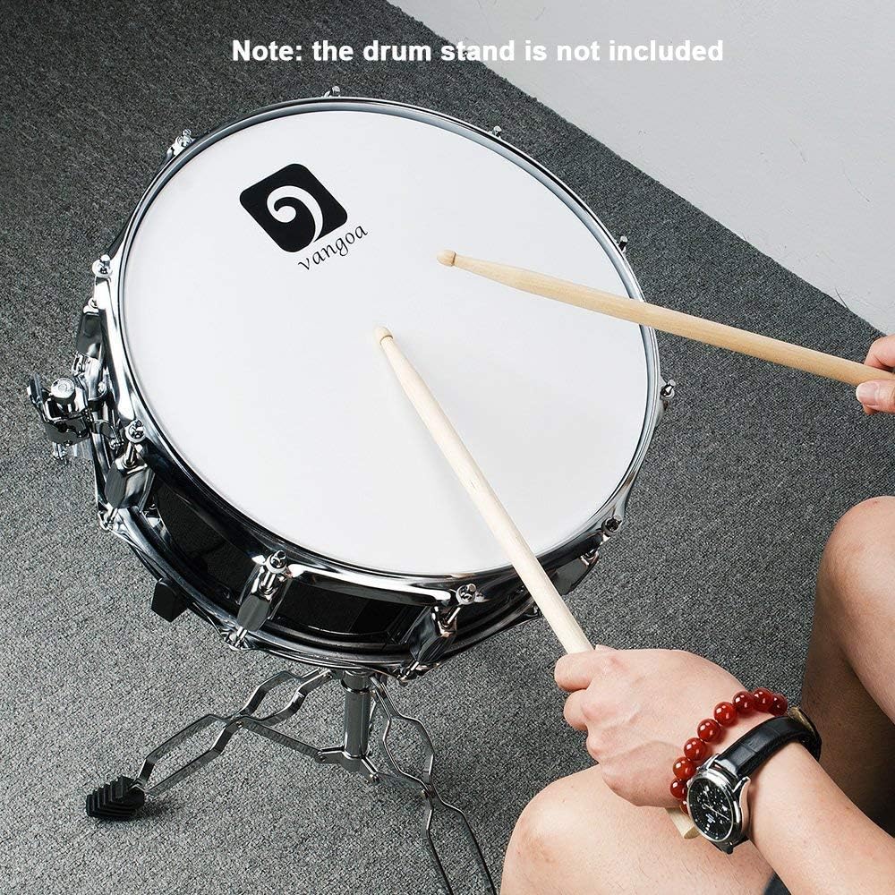 Vangoa Snare Drum 14 Zoll Ahornholz Cavity Kleine Trommel Akustik Schlagzeug Snaredrums mit Snare Dr