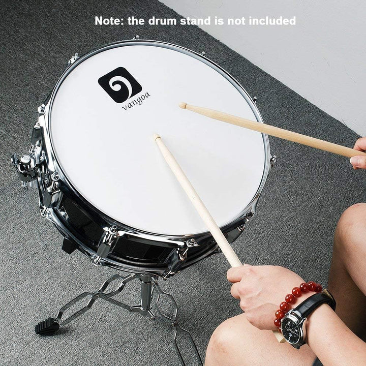 Vangoa Snare Drum 14 Zoll Ahornholz Cavity Kleine Trommel Akustik Schlagzeug Snaredrums mit Snare Dr