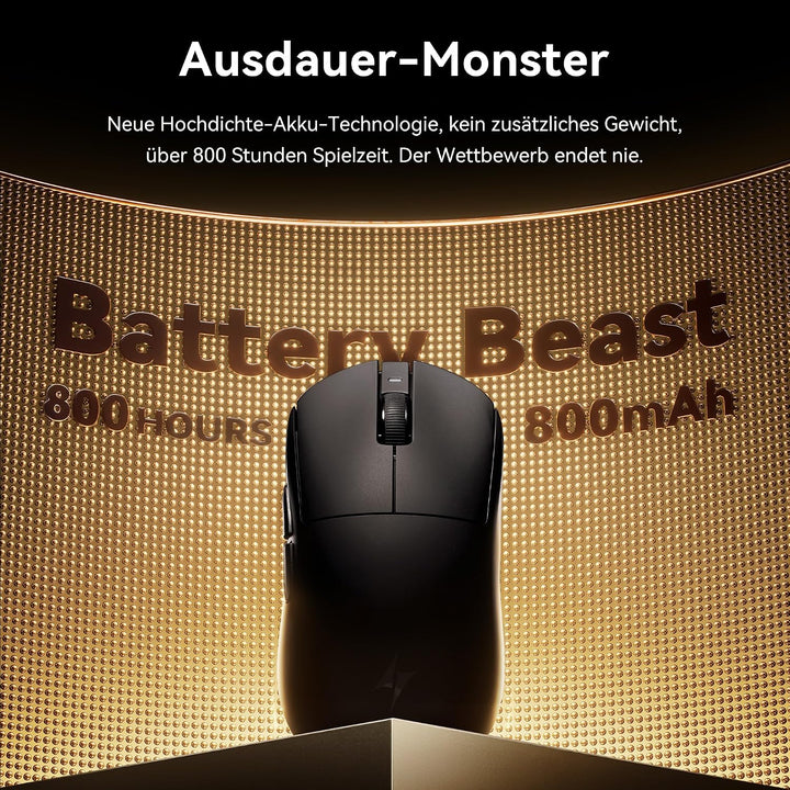 ATK Dragonfly A9 Air kabellose Gaming-Maus, PAW3950 Ultra-Sensor, DPI bis zu 42.000, 47 g leicht, 8K