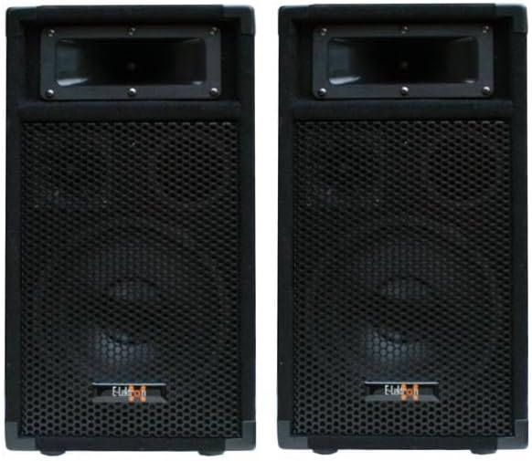 E-Lektron 2X 400W DJ Party Lautsprecher Boxen Paar - 8" Bass PW20