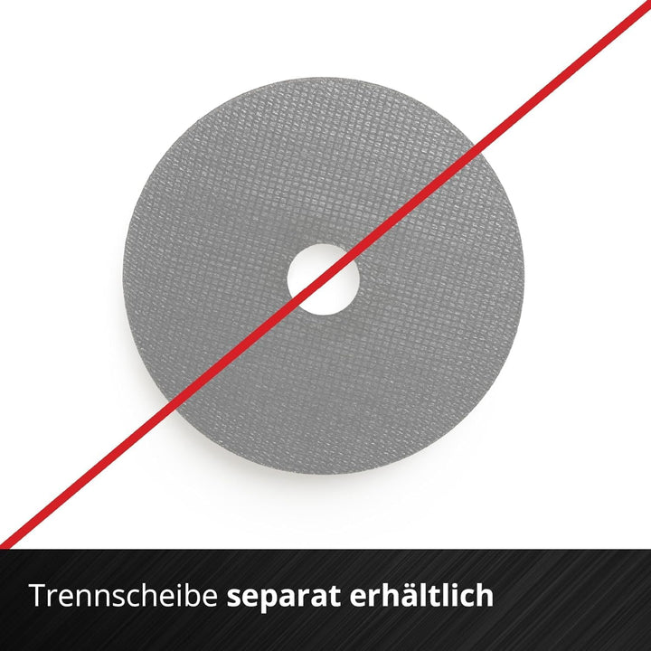 Einhell Akku-Winkelschleifer TC-AG 18/115 Li-Solo Power X-Change (18 V, 115 mm Scheibendurchmesser,