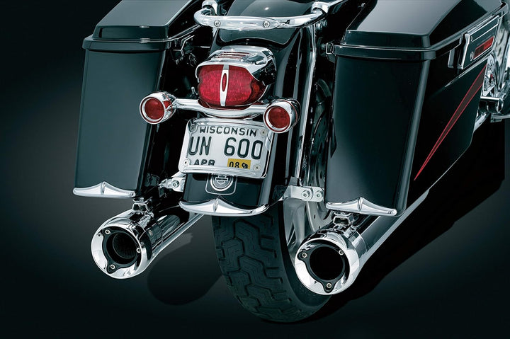 Kuryakyn 8640 Motorradzubehör: Hinterer Kotflügel-Akzentspitze für Harley-Davidson 2002–08 Motorräde