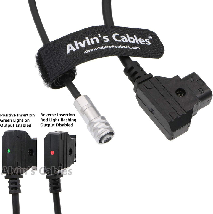 Alvin's Cables BMPCC 4K zu Safe D-Tap Stromkabel für Blackmagic Pocket Cinema Kamera 4K Gold Mount V