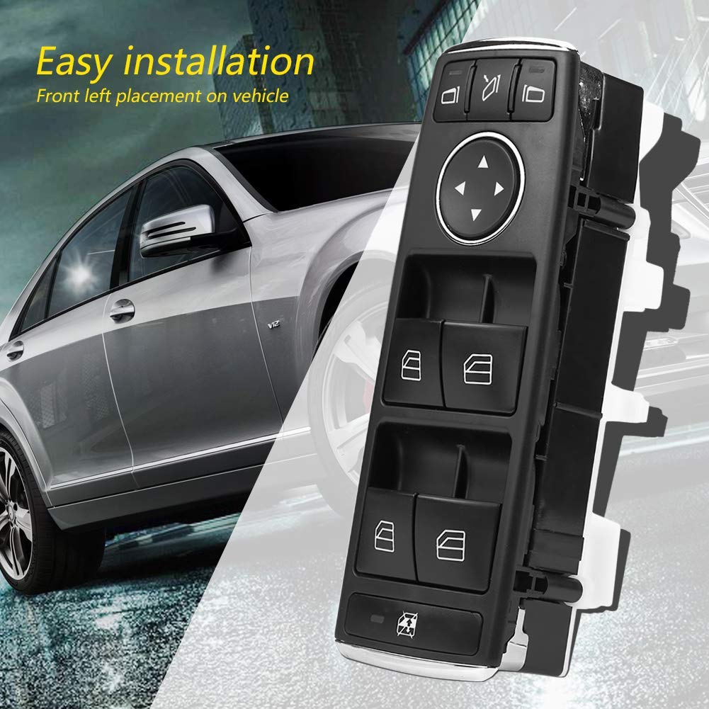 Fensterheber Schalter, 2128208310 Hauptschalter vorne links für C-Klasse W204