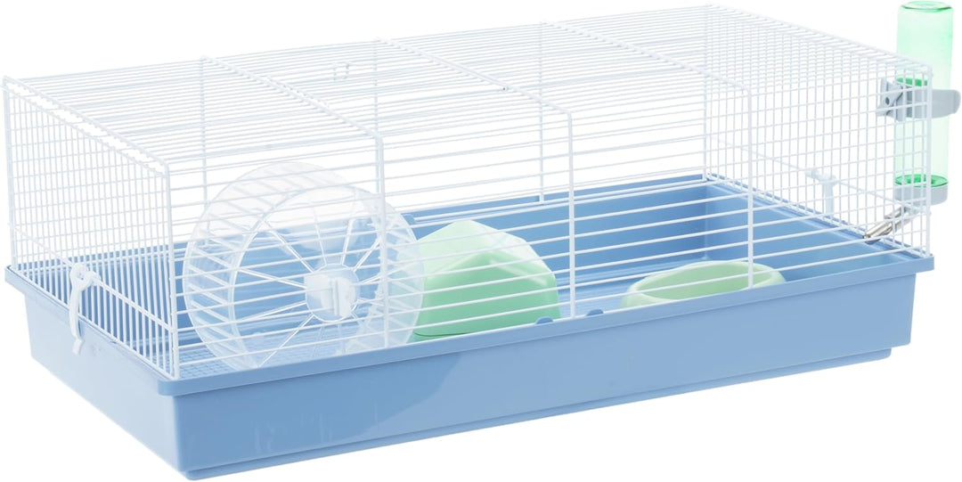 Ferplast Hamsterkäfig, Nagerkäfig CRICETI 11, Kleintierkäfig, Hamsterzubehör inklusive, 58 x 31 x h