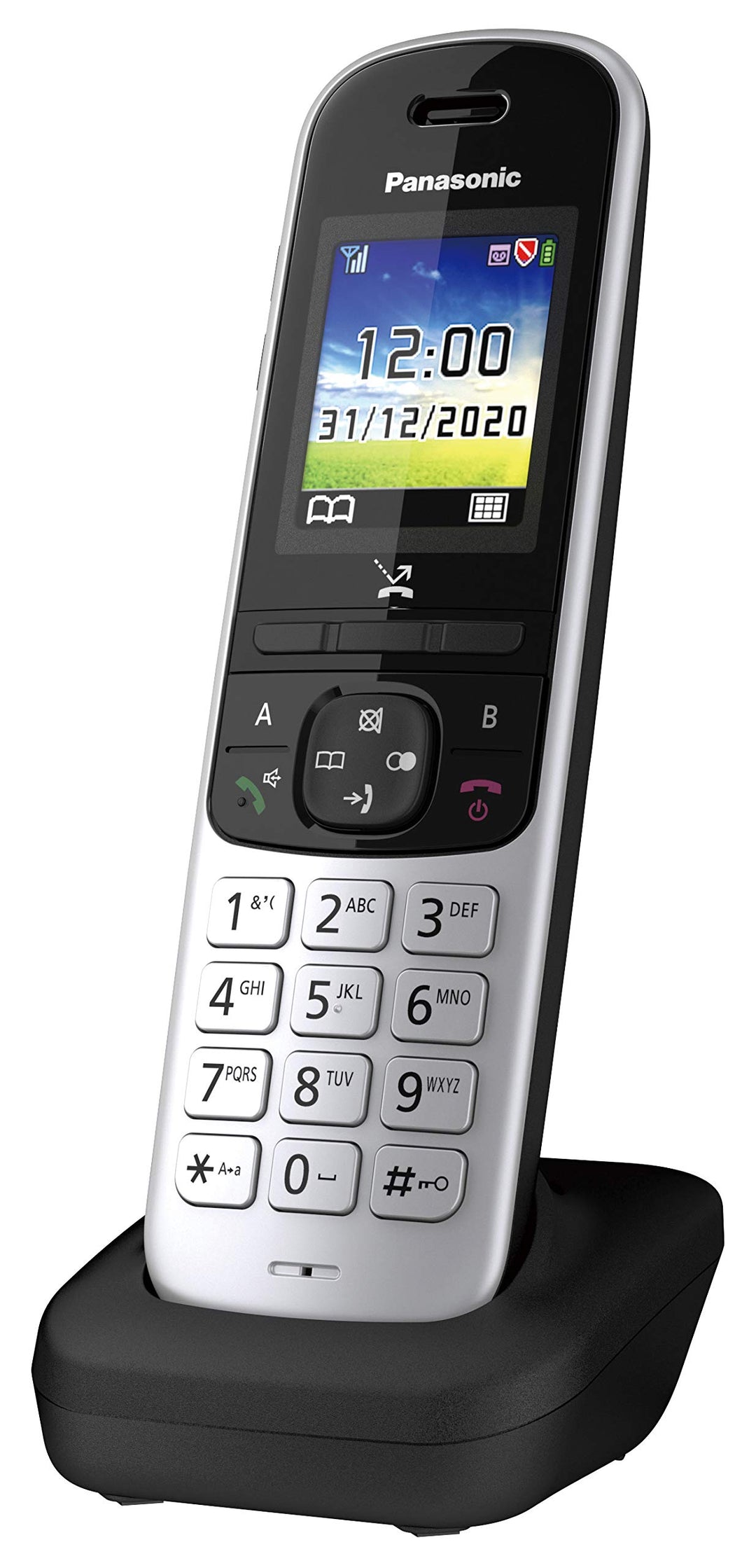 Panasonic Mobilteil KX-TGH7 Serie inkl. Ladeschale schwarz