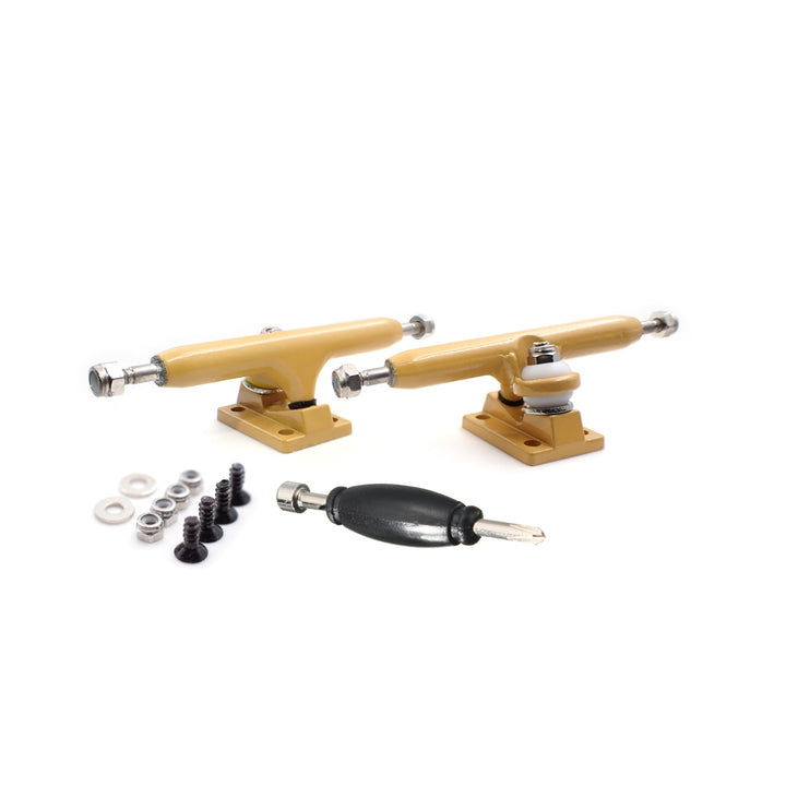SPITBOARDS 36 mm Fingerboard Pro Trucks by, Real Lock Nuts, Rubber Urethane Bushings, Optimised Hang