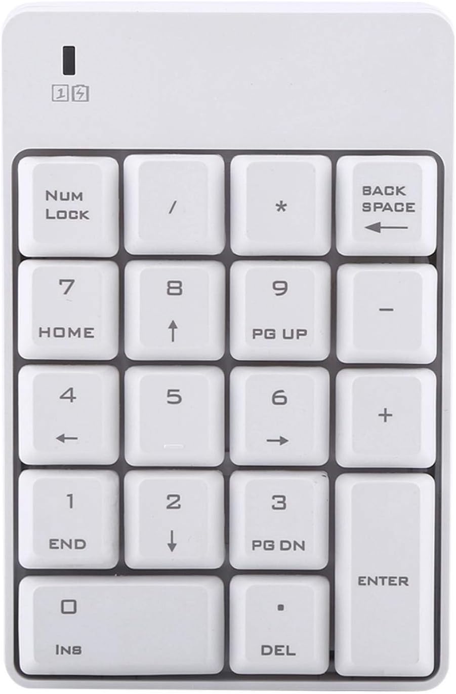 Joyzan USB-Ziffernblock, kabellose Pads, tragbarer Mini-Nummernblock, Externe Zahlentastatur, 18 Tas
