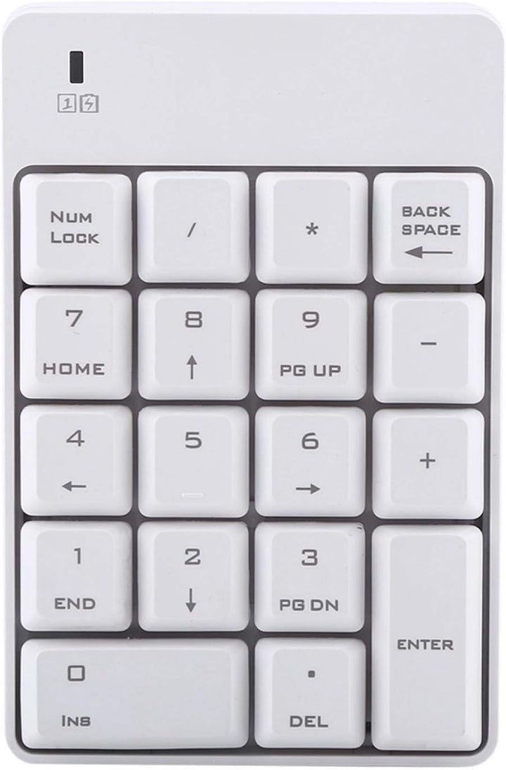 Joyzan USB-Ziffernblock, kabellose Pads, tragbarer Mini-Nummernblock, Externe Zahlentastatur, 18 Tas