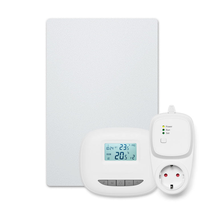 Bosch Heat Infrared 4000 P - Infrarot Wandheizung mit Set aus Funkregler und Steckdosenadapter - Ene