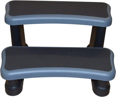 Weixelbaumer Whirlpool Treppe mit Zwei Stufen (Grau), Grau