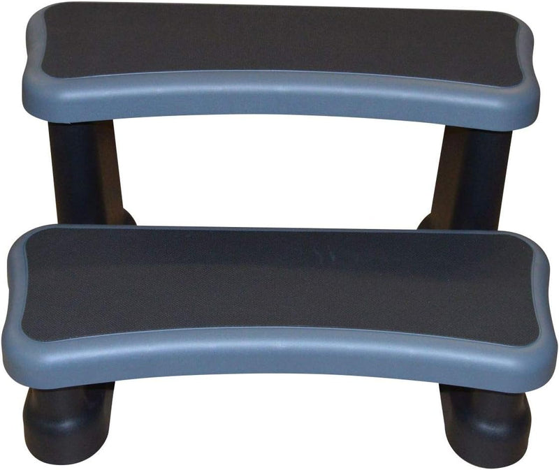 Weixelbaumer Whirlpool Treppe mit Zwei Stufen (Grau), Grau