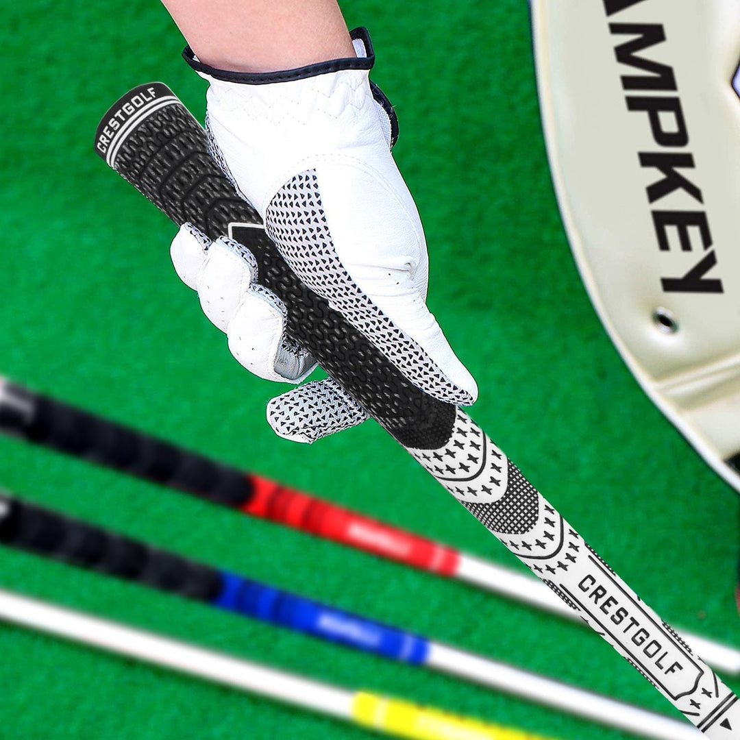 CRESTGOLF Golfgriffe Aktualisierte Multi-Compound-Golfgriffe für Golfschläger, Golf Grips Set mit 13