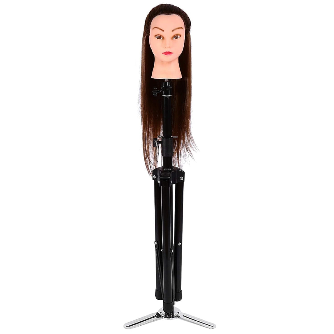 Verstellbare Friseur Training Mannequin Manikin Kopf Stativ Stand Manikin Perücke Puppen Halter, Rob