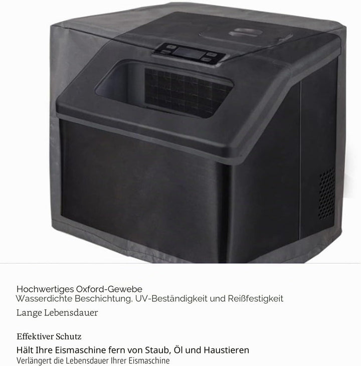 Eiswürfelbereiter-Abdeckung für Eiswürfelbereiter auf der Arbeitsplatte, Eiswürfelbereiter-Abdeckung