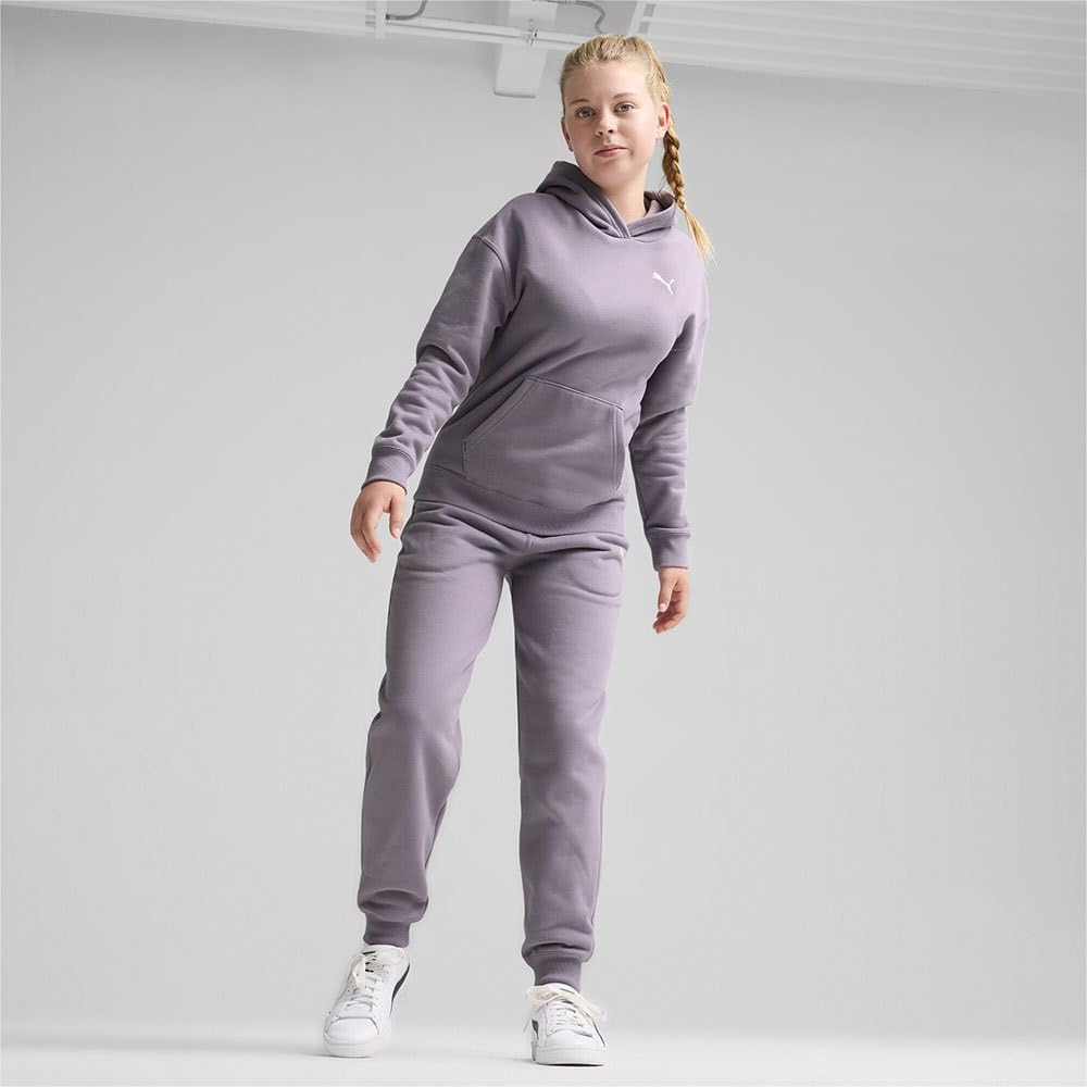 PUMA Mädchen Loungewear Suit Fl G Trainingsanzug, Pale Plum