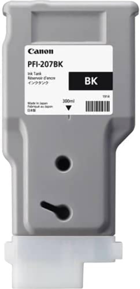 CANON PFI-207BK Tinte schwarz Standardkapazität 300ml 1er-Pack