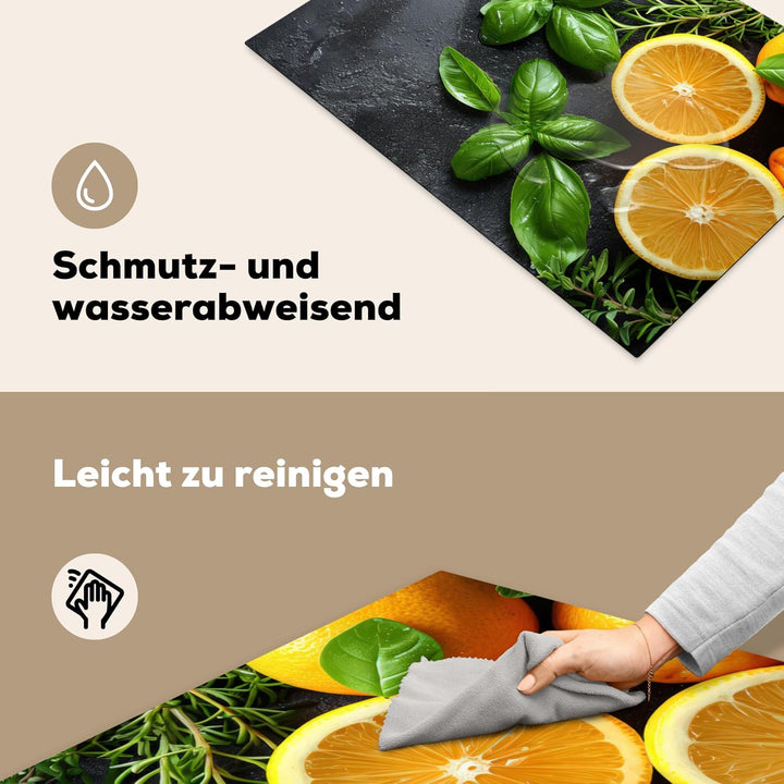KitchenYeah© Herdabdeckplatte Einteilig Induktionsmatte Küche Abdeckung Ceranfeld Herd Abdeckplatte