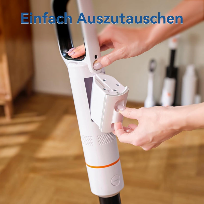 JONR 2500mAh Ersatzakku für ED20 Pro Nass Trockensauger/Akku Staubsauger, Laufzeit von 15 bis zu 25