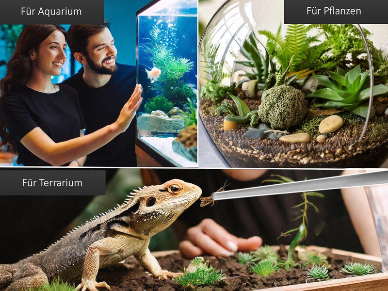 Aquarium Pinzette Gerade Futterpinzette Pflanzenpinzette 9 cm bis 60 cm (60,0 cm), 60,0 cm