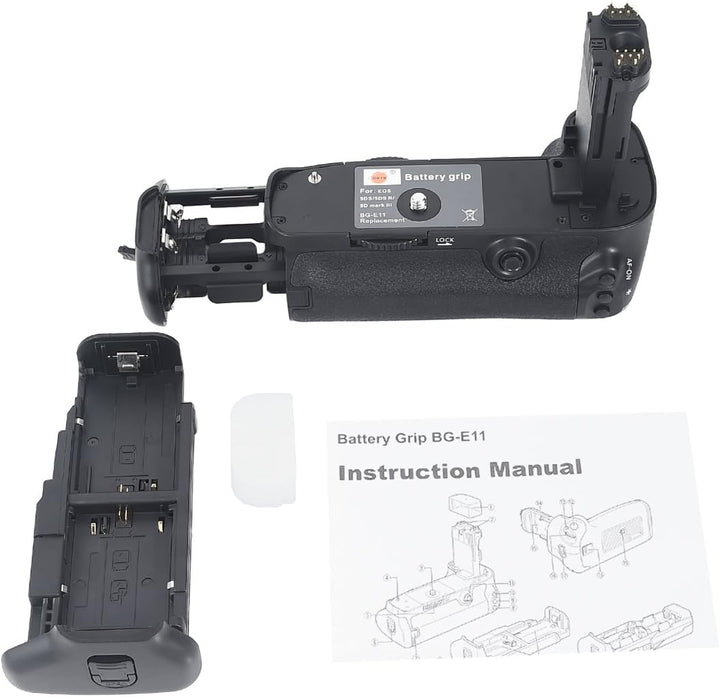 DSTE® Batterie Griff für Canon EOS 5D Mark III 3 SLR Digital Kamera als BG-E11 mit (2 packung) LP-E6