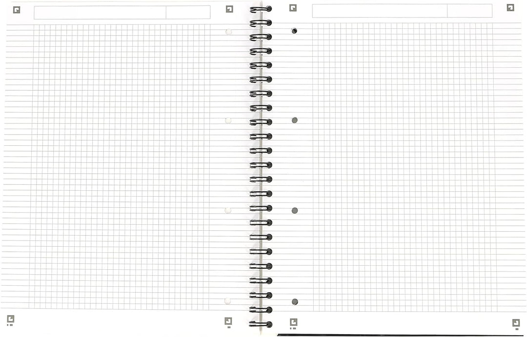 OXFORD Meetingbook Essentials, 5er Pack, DIN A4+, kariert, 90 Blatt, 4 Farben A4+, kariert Meetingbo