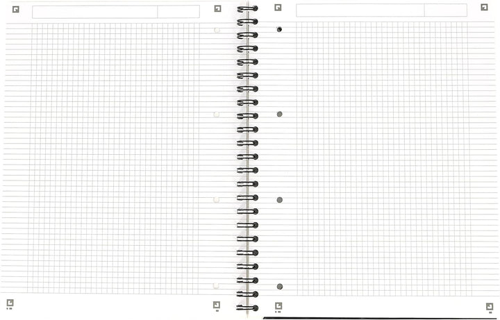 OXFORD Meetingbook Essentials, 5er Pack, DIN A4+, kariert, 90 Blatt, 4 Farben A4+, kariert Meetingbo