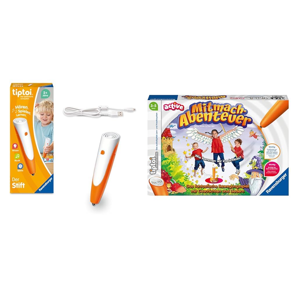 Ravensburger tiptoi Stift 00110 - Das spielerische Lernsystem, Lernspielzeug für Kinder ab 2 Jahren
