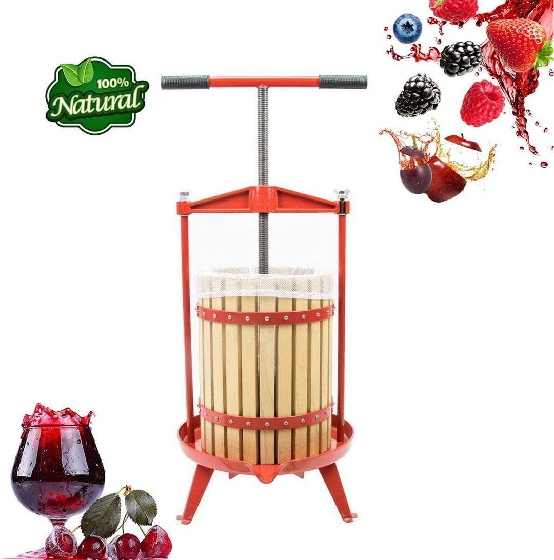 SQUEEZE master 18L Frucht Apfelwein Presse mit T-Griff, Traditioneller Natürlicher Safthersteller, A