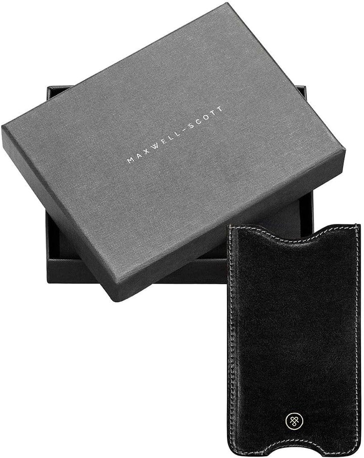 Maxwell Scott - Luxuriöse Handytasche aus Leder für iPhone XR, iPhone 11, Samsung S10 & Samsung S8 -
