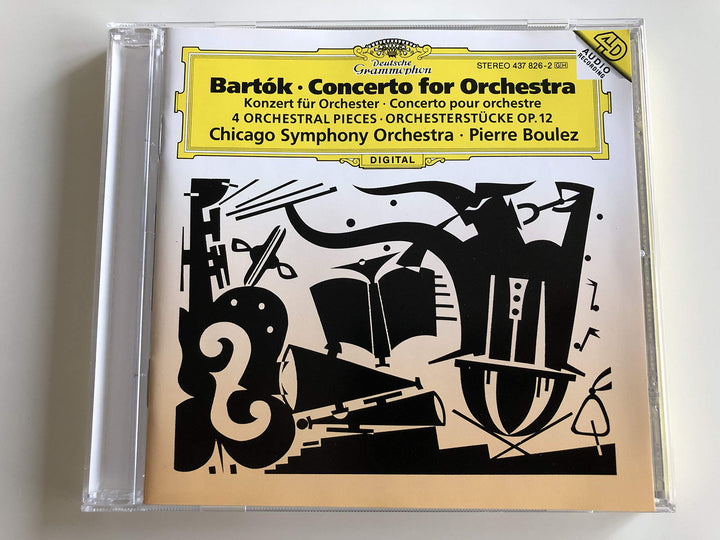 Konzert für Orchester / 4 Orchesterstücke, Audio-CD