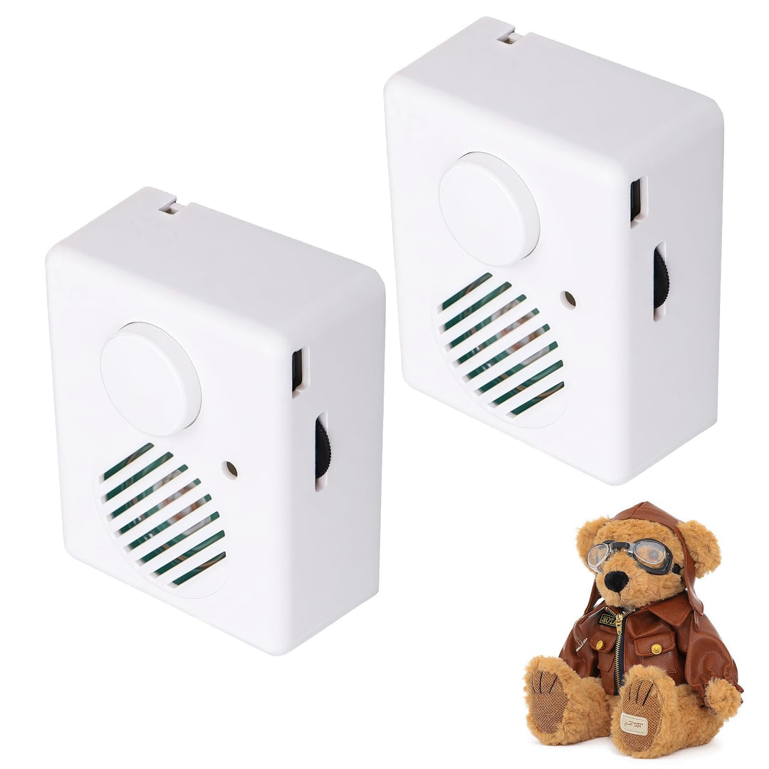 2 Stück Diktiergerät Für Stofftiere, Sprachmodul Für Kuscheltiere, Soundmodul Für Teddybär, Sprachmo