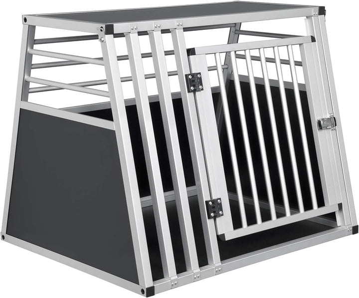 EUGAD Hundetransportbox Alu Hundebox Reisebox Autobox für grosse Hunde Husky Samojede Weimaraner Bor