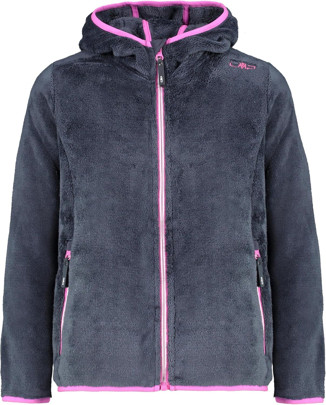 CMP Kinder High Loft Jacke Fleecejacke Fleecepullover 104 Fuchsie, 104 Fuchsie