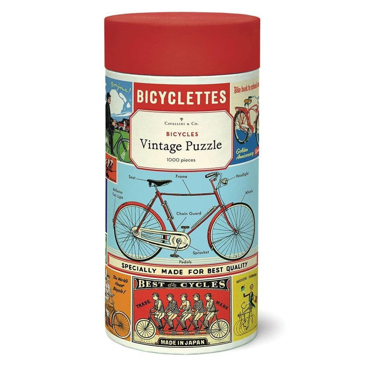 Cavallini Vintage Puzzle Bicycles, Fahrräder 1000 Teile