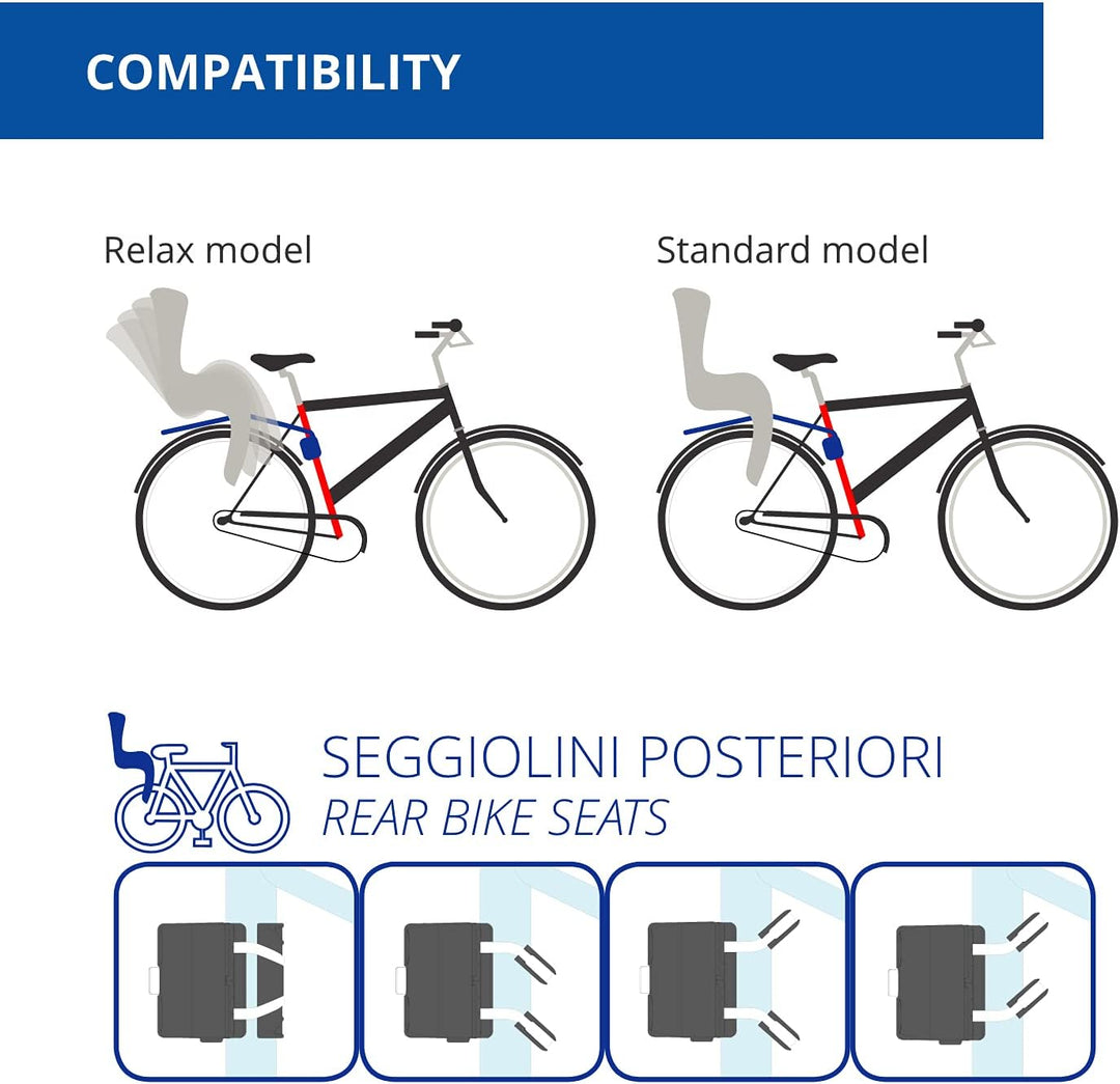 BELLELLI Attacco B-Fix per Seggiolini Anteriori e Posteriori Diametro: