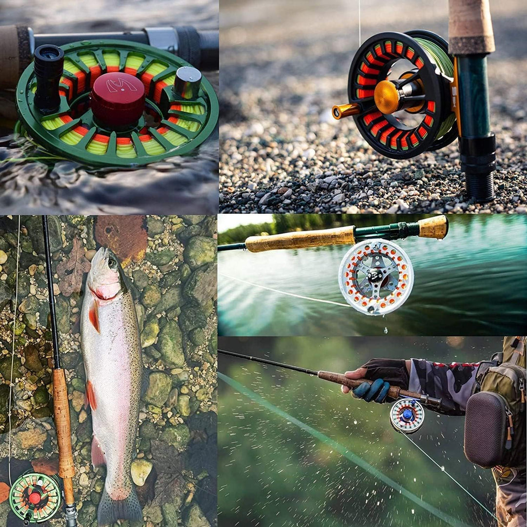 Maximumcatch Fliegenfischen Schnur mit Schlaufen, schwimmende Fliegenschnur 30,5m lang, WF3F/4F/5F/6