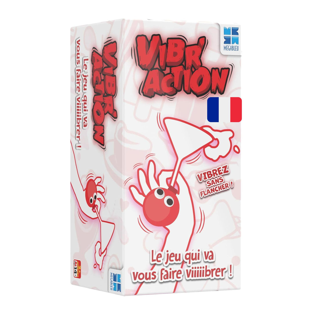 Megableu - VIBR'ACTION - Jeu de Cartes d'Ambiance Fun Pour Adultes - Jeux de Société Soirées Entre A