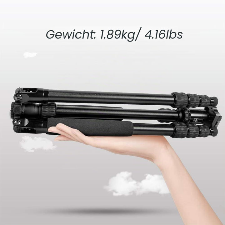 SIRUI Traveler 7A Reise-Dreibeinstativ Aluminium schwarz mit Kugelkopf Aluminum, Aluminum